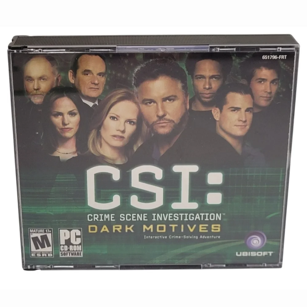 CSI: Crime Scene Investigation Dark Motives (PC CD-ROM 2004) Ubisoft Interactive